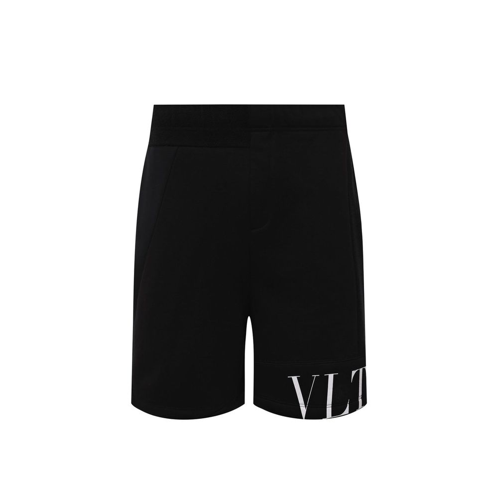 Valentino Garavani Schwarze Modal-Shorts