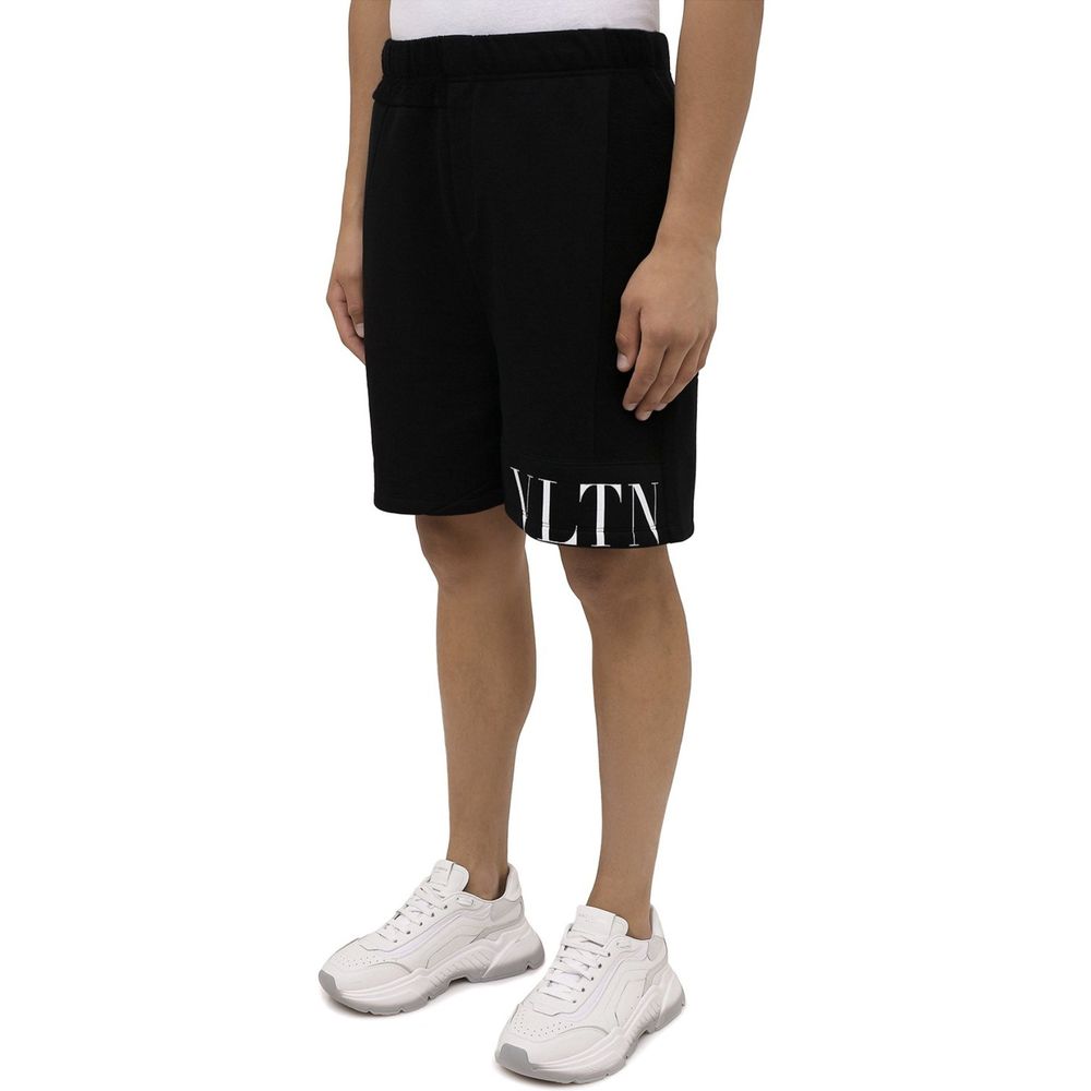 Valentino Garavani Schwarze Modal-Shorts