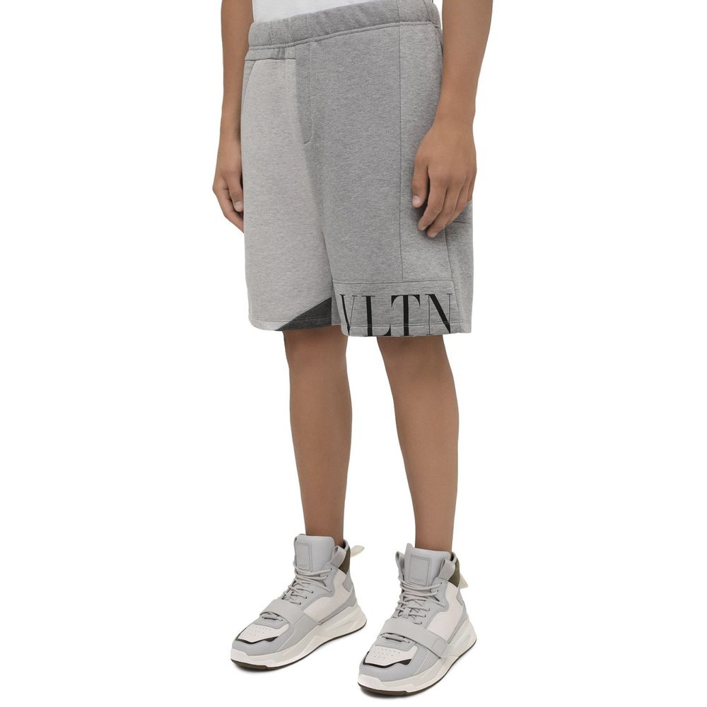 Valentino Garavani Graue Modal-Shorts