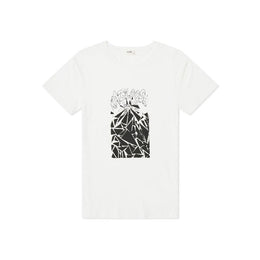 Celine Weißes Baumwoll-T-Shirt