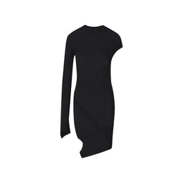 Balenciaga Schwarzes Freizeitkleid aus Polyester