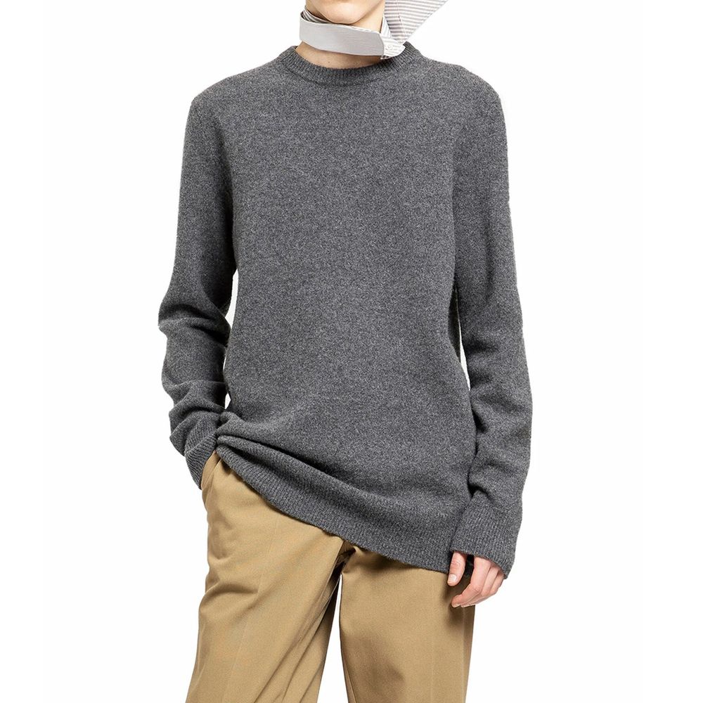 Maison Margiela Grauer Wollpullover
