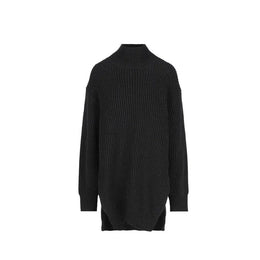 Jil Sander Schwarzer Wollrollkragenpullover