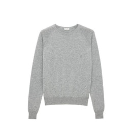 Saint Laurent Grauer Kaschmirpullover