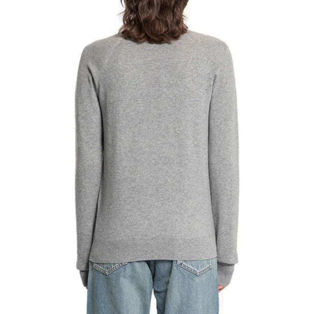 Saint Laurent Grauer Kaschmirpullover
