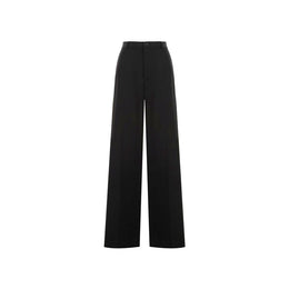 Balenciaga Schwarze Wollhose mit ausgestelltem Bein