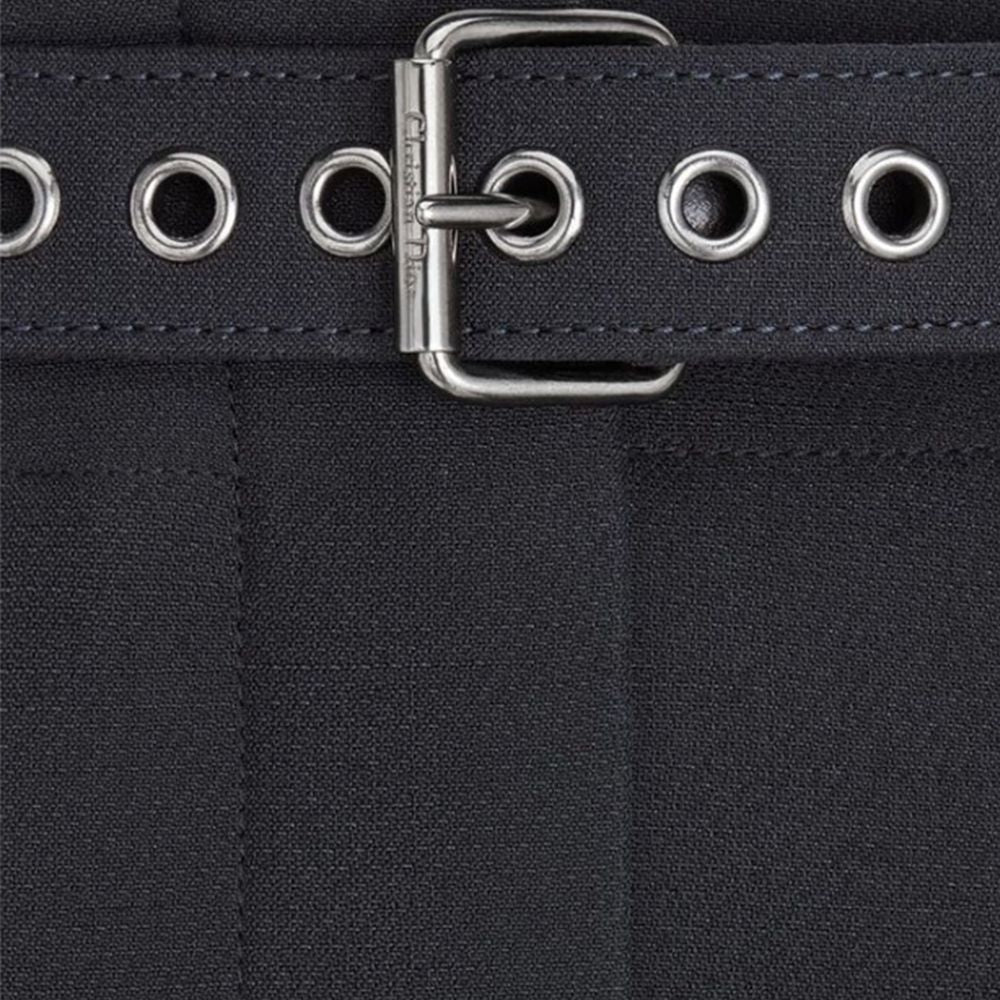 Dior Schwarze Woll-Freizeithose