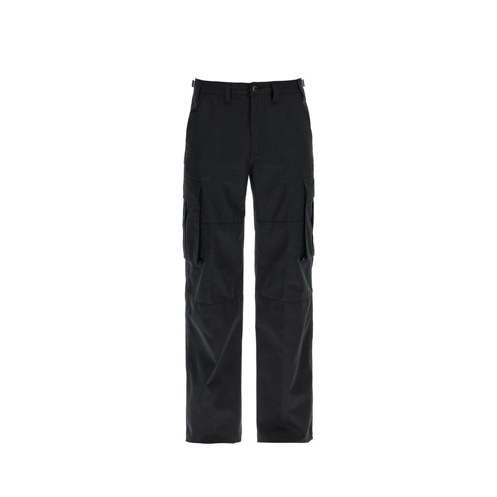 Celine Schwarze Cargo-Hose aus Baumwolle