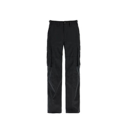Celine Schwarze Cargo-Hose aus Baumwolle