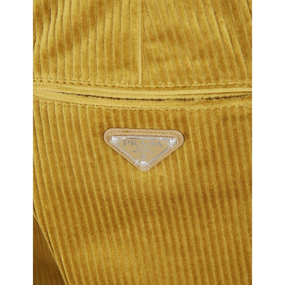 Prada Zweifarbige Baumwoll-Freizeithose