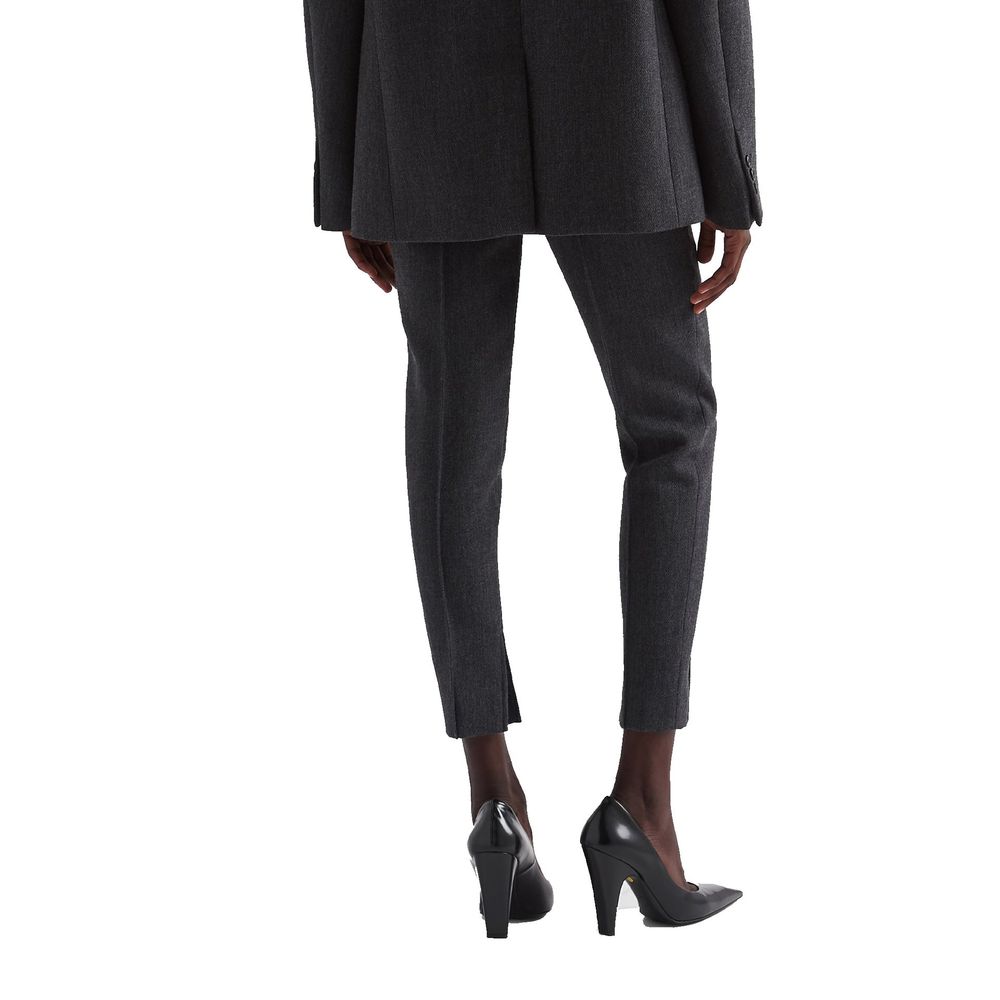 Prada Graue Hose aus Elastan