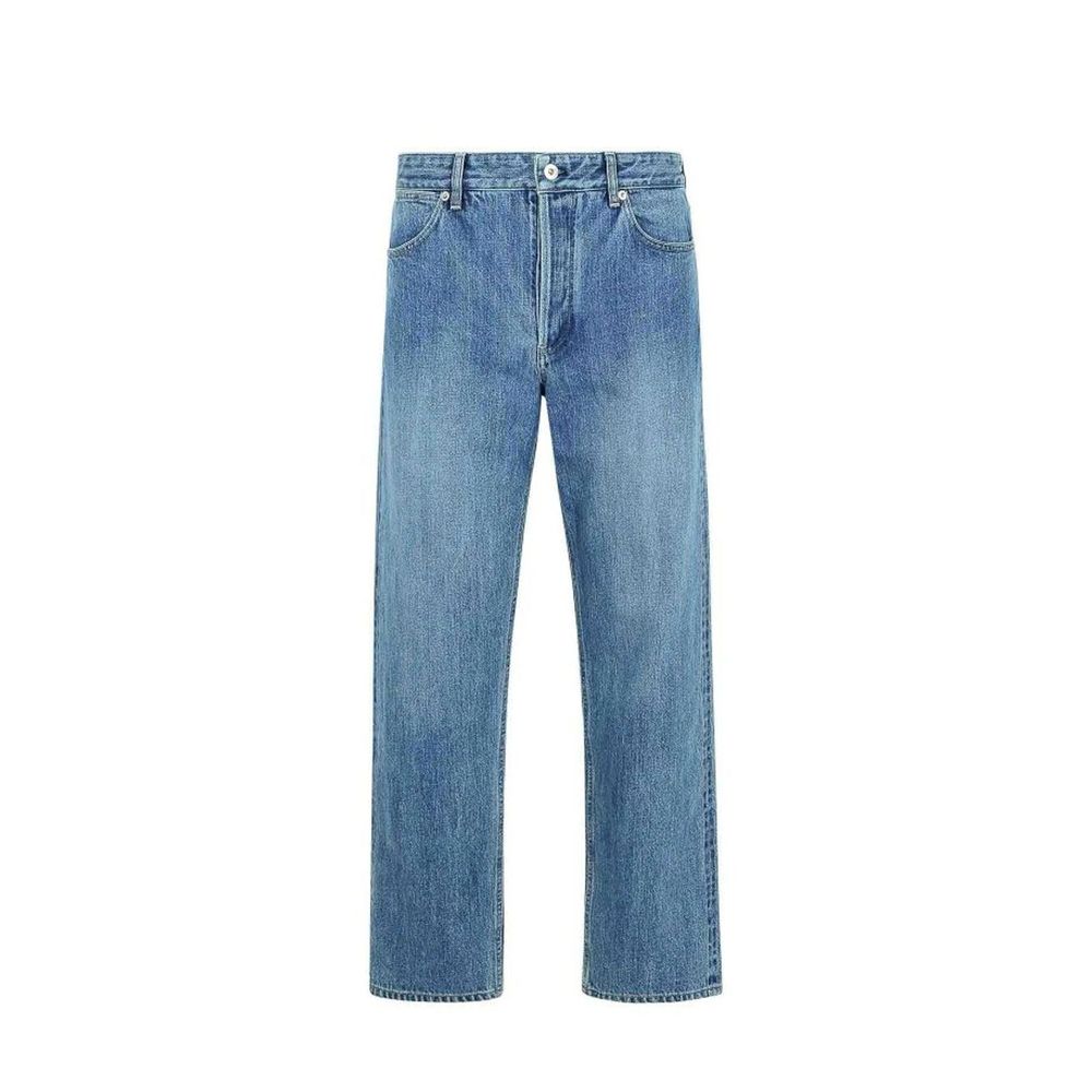 Jil Sander Blaue Jeans aus Baumwolle im geraden Schnitt