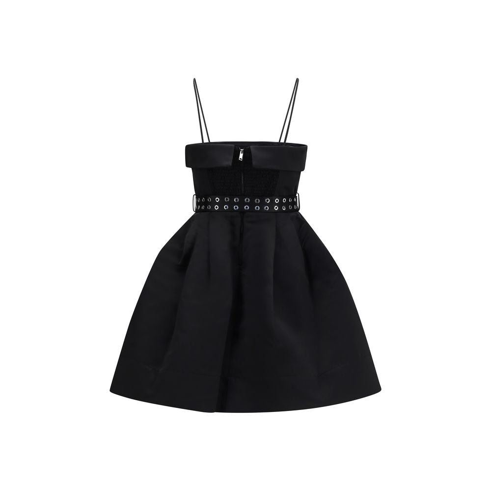 Ganni Schwarzes Freizeitkleid aus Polyester