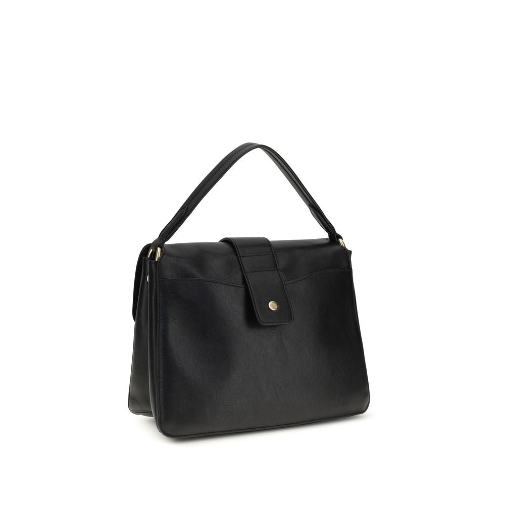 Burberry Schwarze Lammleder Handtasche Ovis Aries Aries
