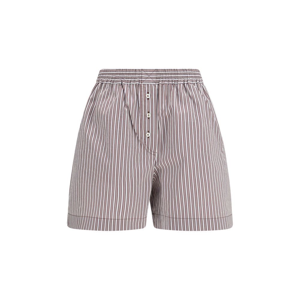 Brunello Cucinelli Mehrfarbige Baumwoll-Bermudashorts