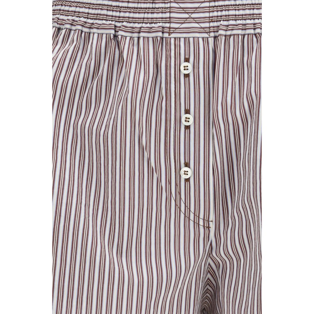 Brunello Cucinelli Mehrfarbige Baumwoll-Bermudashorts