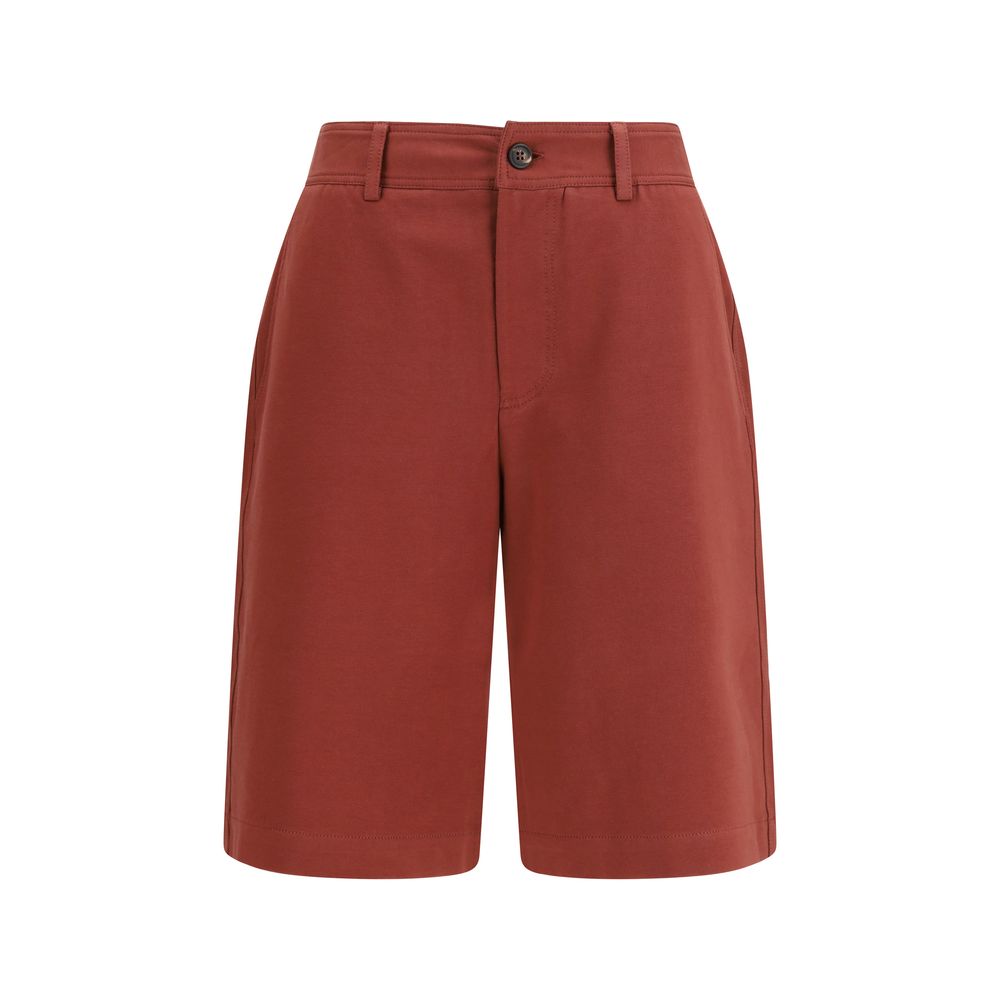 Brunello Cucinelli Mehrfarbige Baumwoll-Bermudashorts