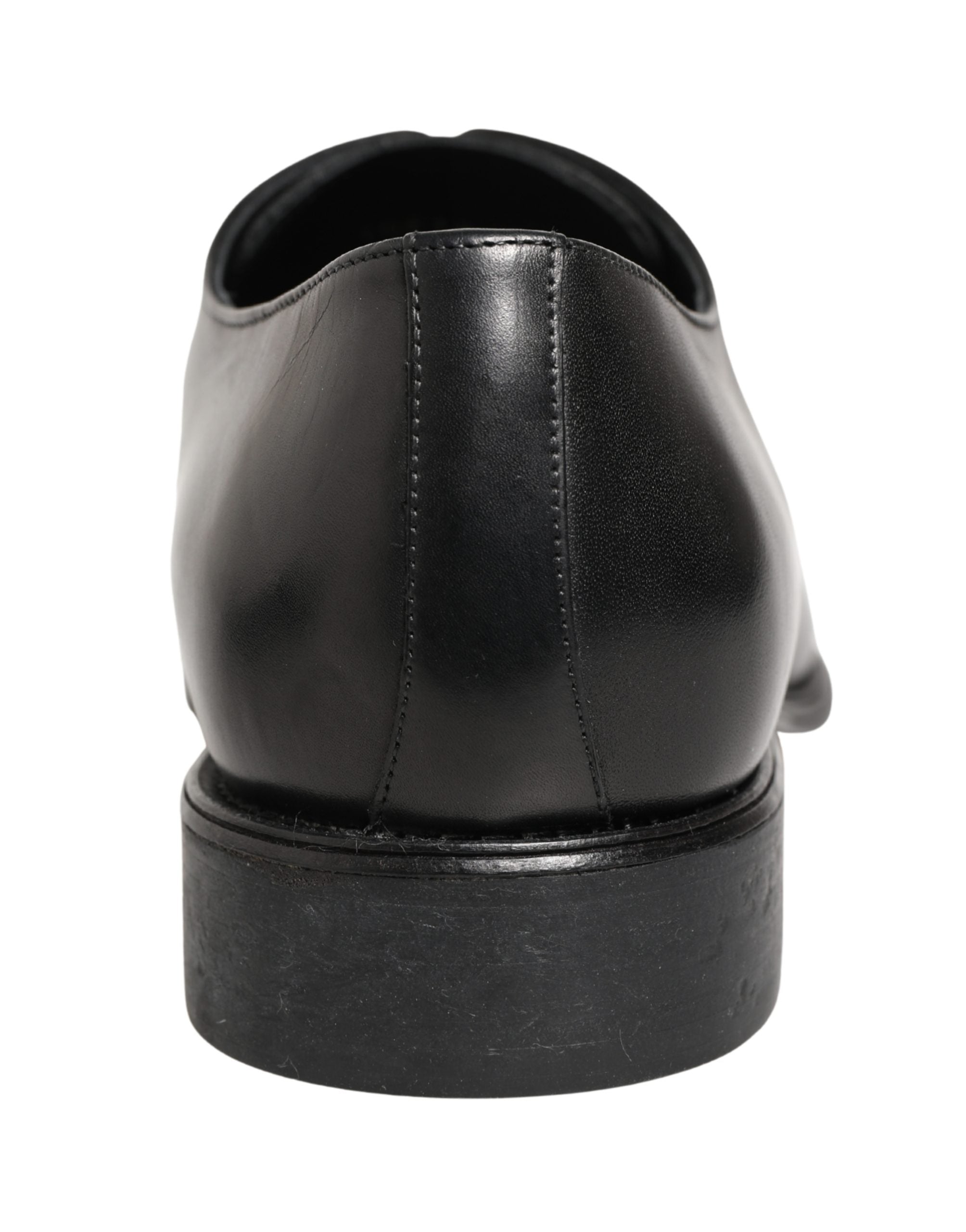 Dolce & Gabbana Schwarze Derby-Schuhe aus Kalbsleder für Herren