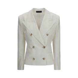 Dolce & Gabbana Weißer Baumwollblazer