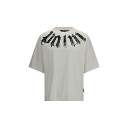 Palm Angels Weißes Baumwoll-T-Shirt