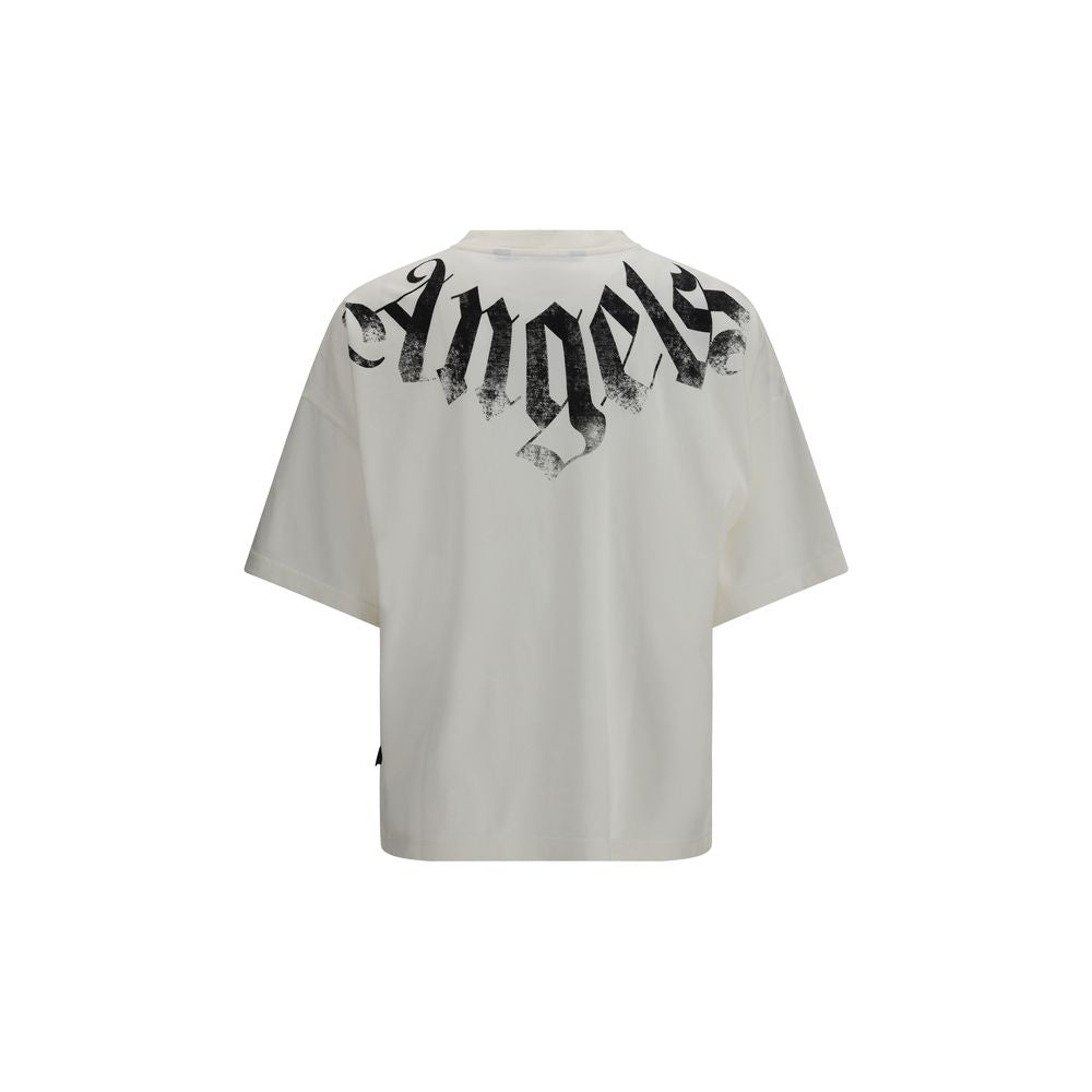 Palm Angels Weißes Baumwoll-T-Shirt