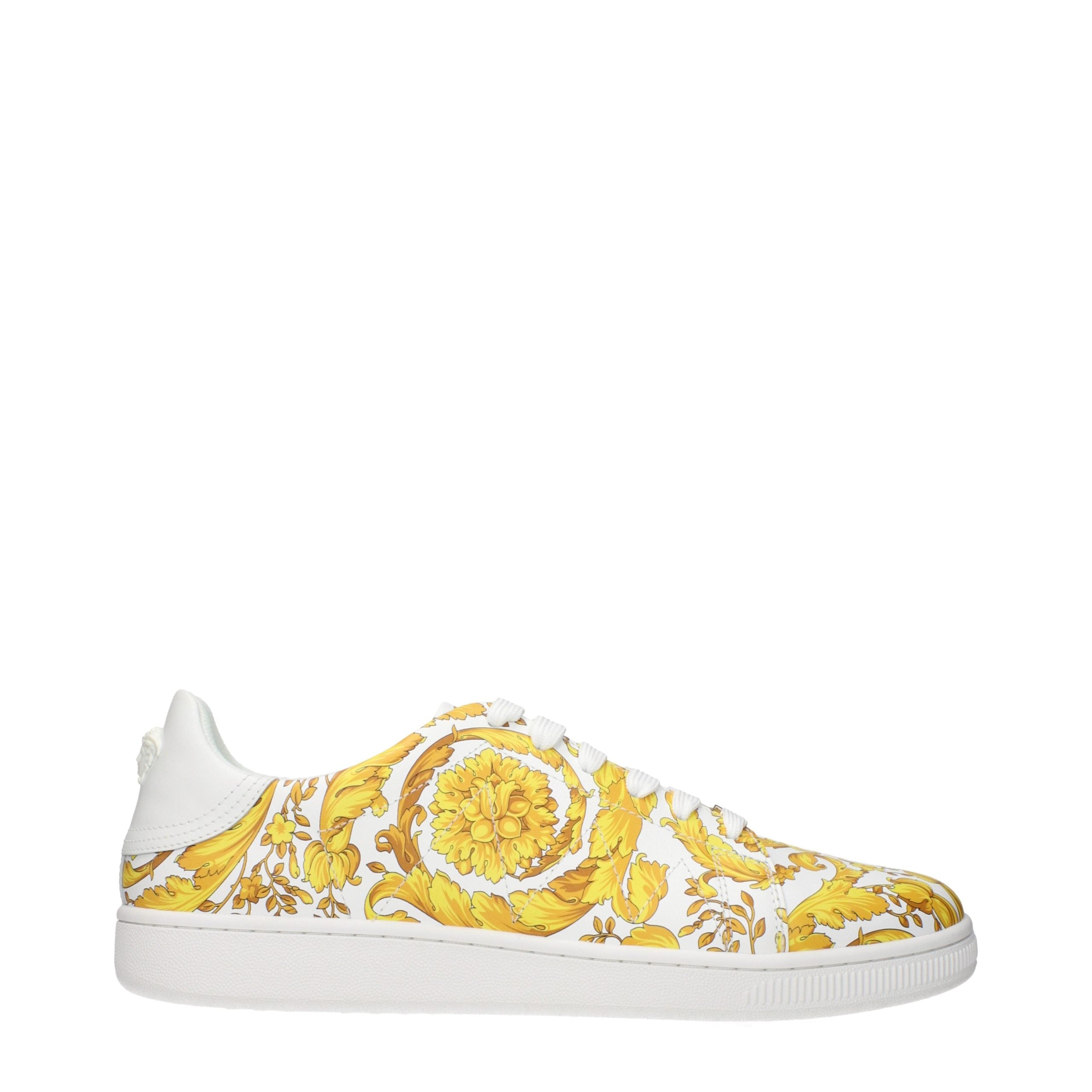 Versace Weiße Leder-Sneaker