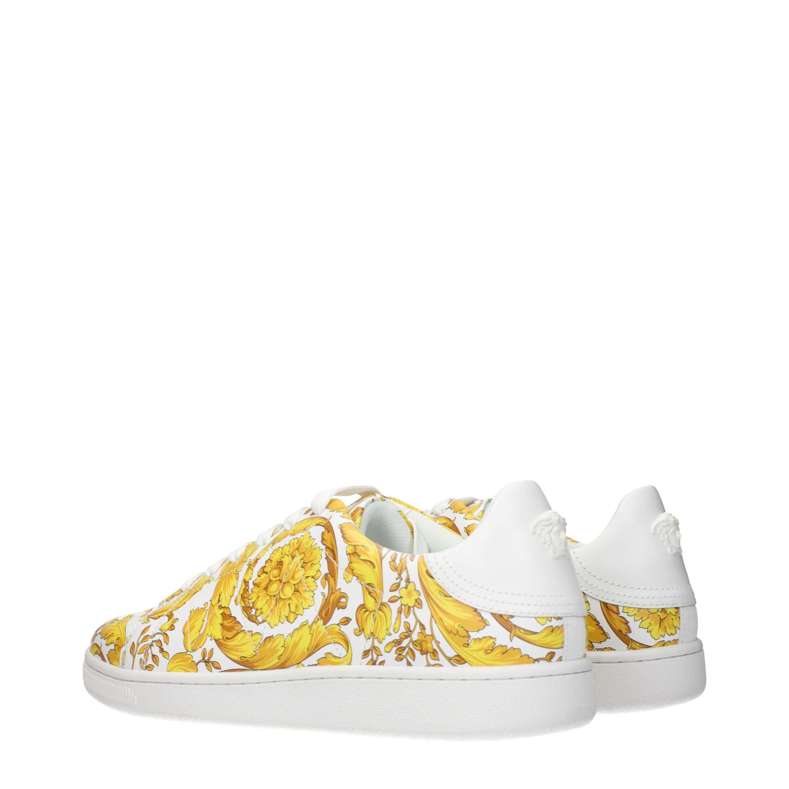 Versace Weiße Leder-Sneaker