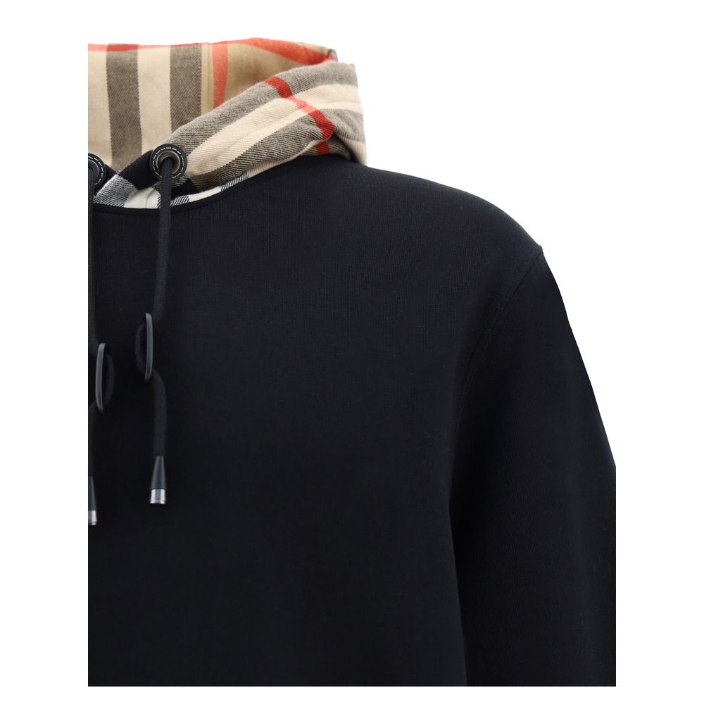 Burberry Schwarzer Baumwoll-Sweatshirt