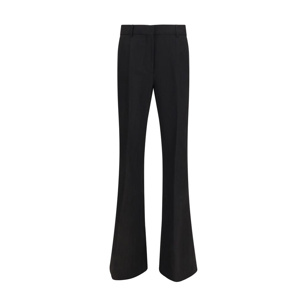 Max Mara Schwarze Viskose Schlaghose