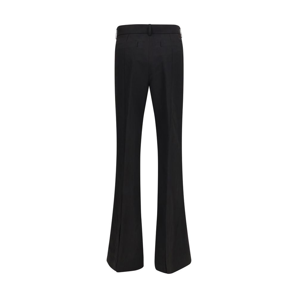 Max Mara Schwarze Viskose Schlaghose