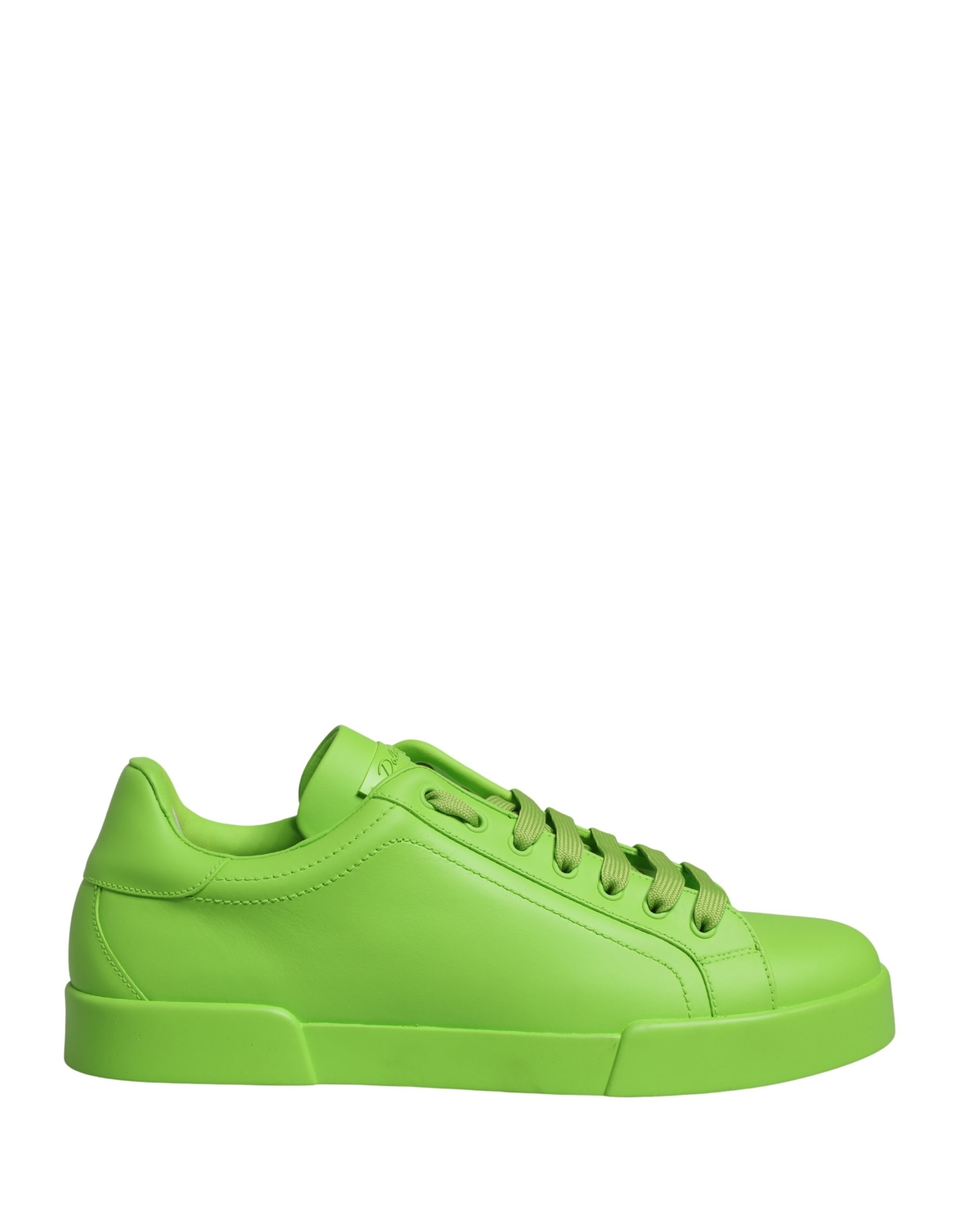 Dolce & Gabbana Grüne Portofino Low-Top Sneaker Schuhe aus Leder