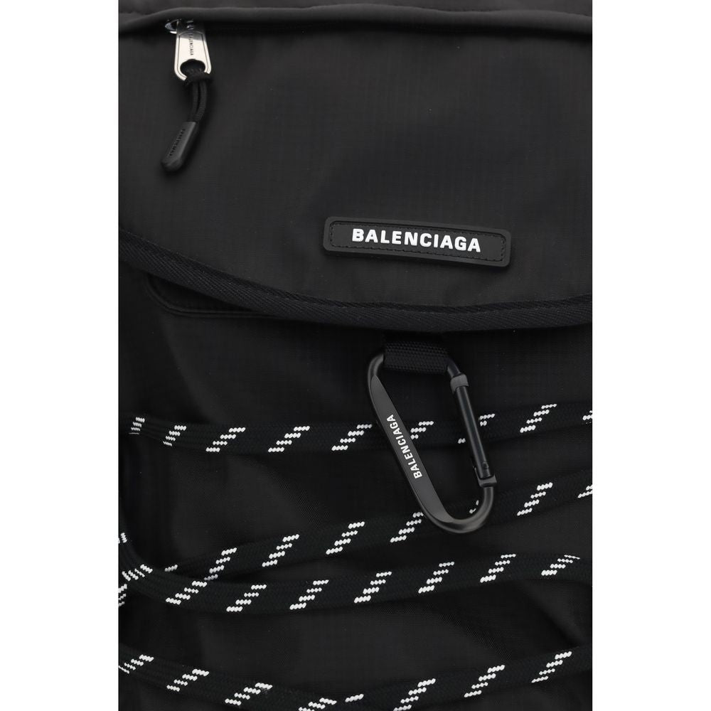 Balenciaga Schwarzer Nylon-Rucksack