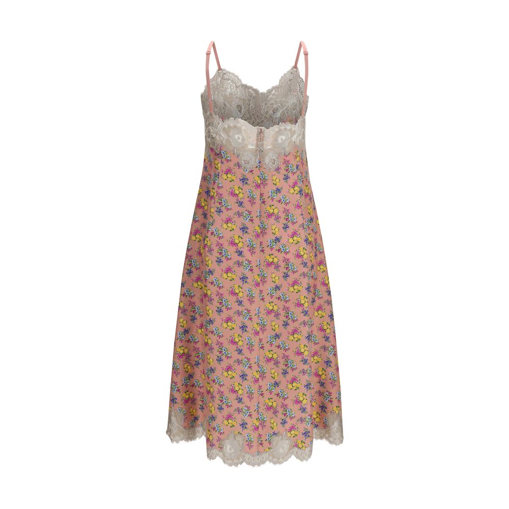 Dolce & Gabbana Mehrfarbiges Seiden-Freizeitkleid