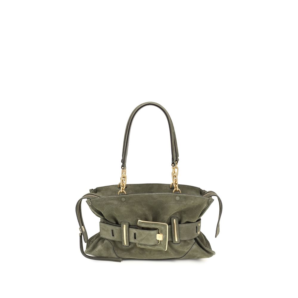 Balmain Schultertasche aus Kalbsleder Bos Taurus in Bicolor