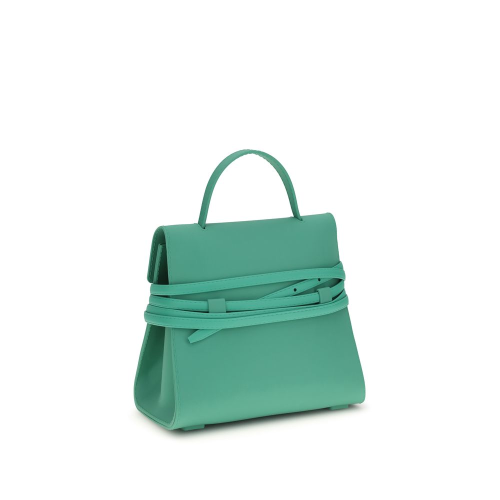 Moschino Zweifarbige Kunstleder-Handtasche