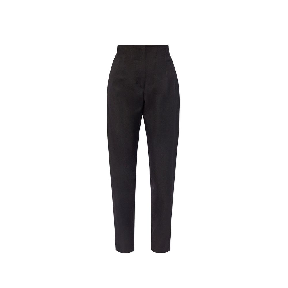 Alaïa Schwarze Zigarettenhose aus Elasthan