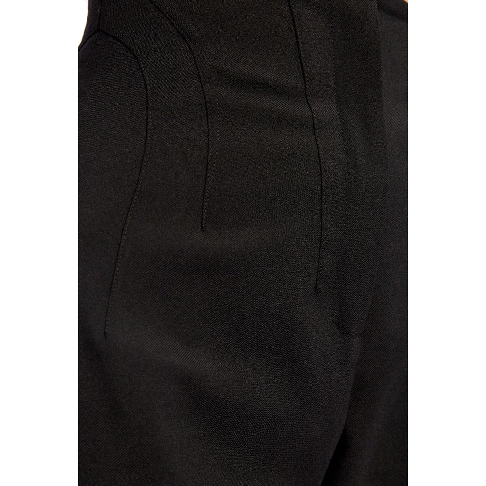 Alaïa Schwarze Zigarettenhose aus Elasthan