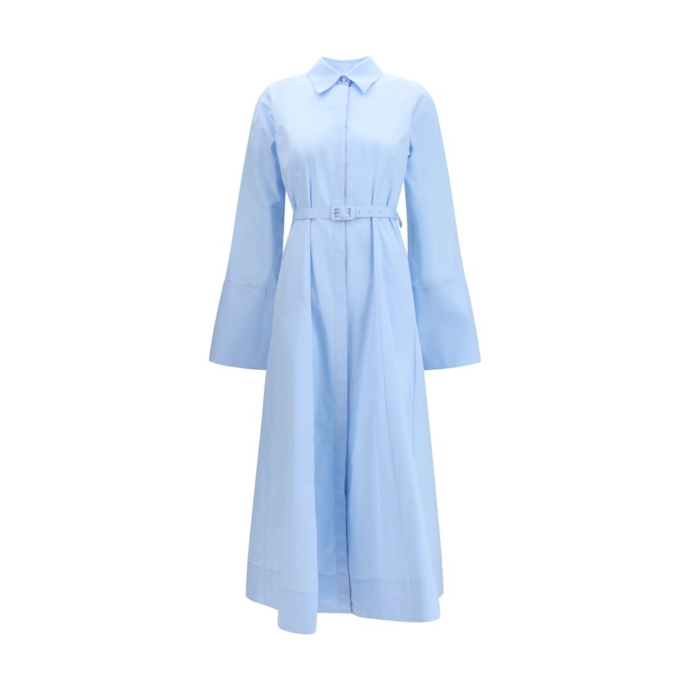 Gabriela Hearst Blaues Baumwoll-Freizeitkleid