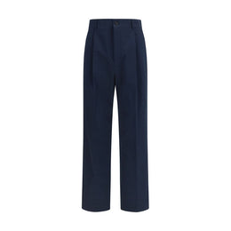 Valentino Garavani Blaue Baumwoll-Freizeithose