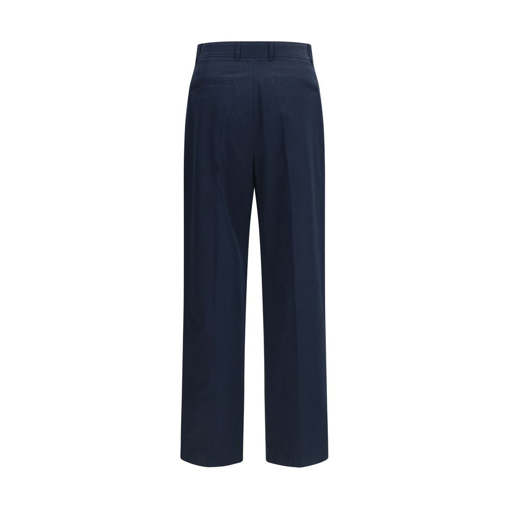 Valentino Garavani Blaue Baumwoll-Freizeithose