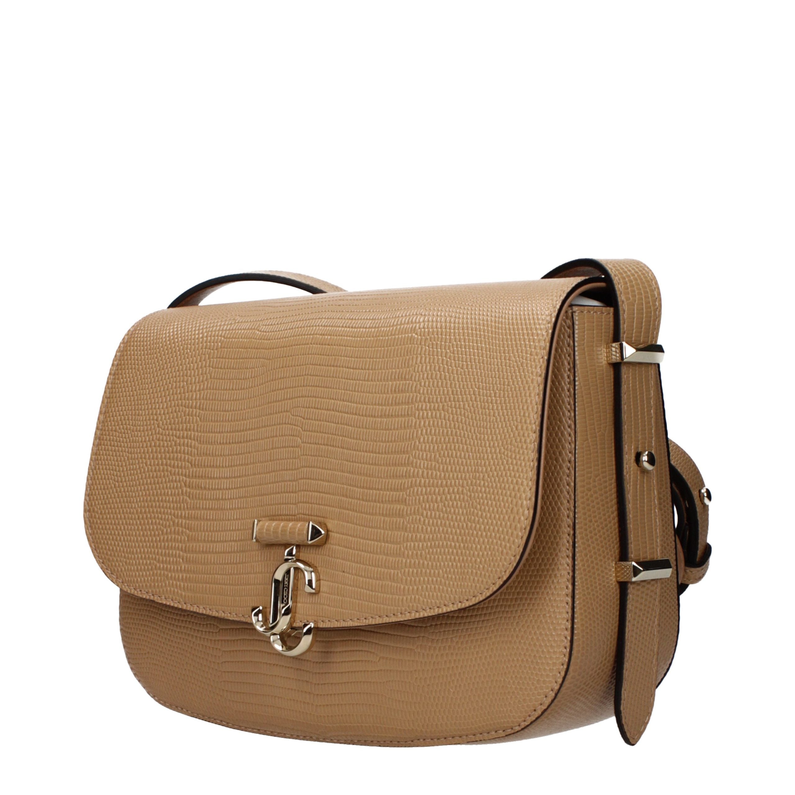 Jimmy Choo Braune Leder Umhängetasche