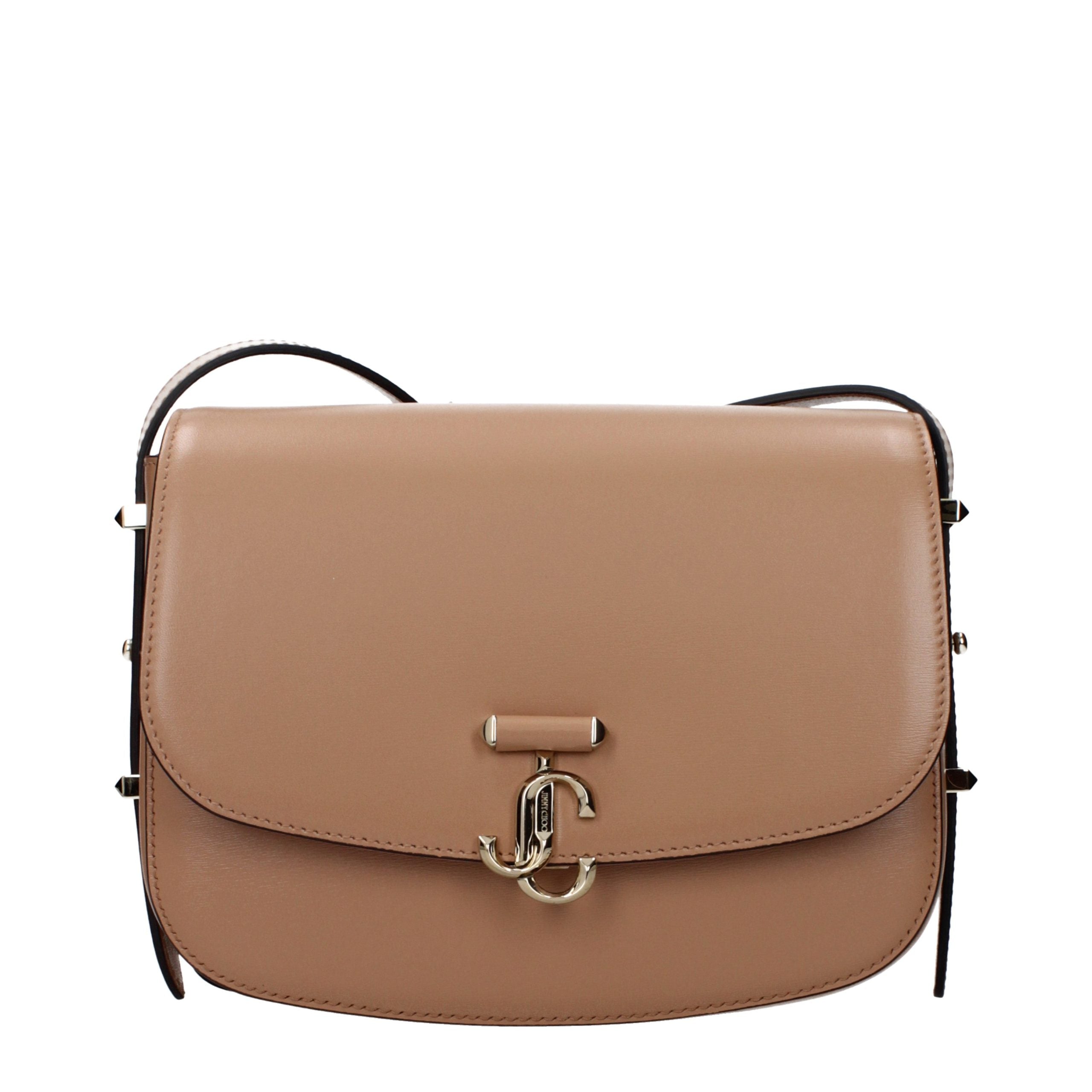 Jimmy Choo Braune Leder Umhängetasche
