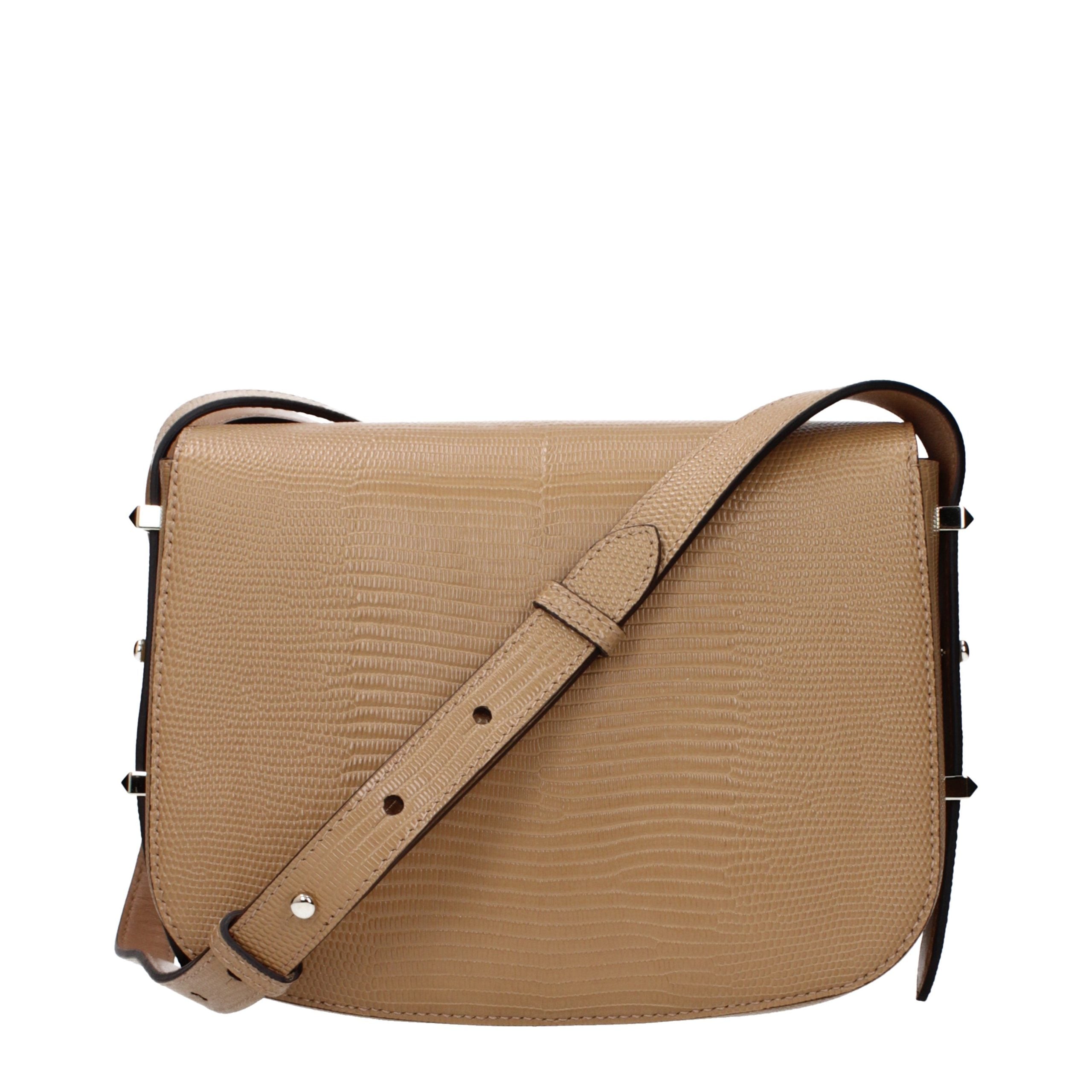 Jimmy Choo Braune Leder Umhängetasche