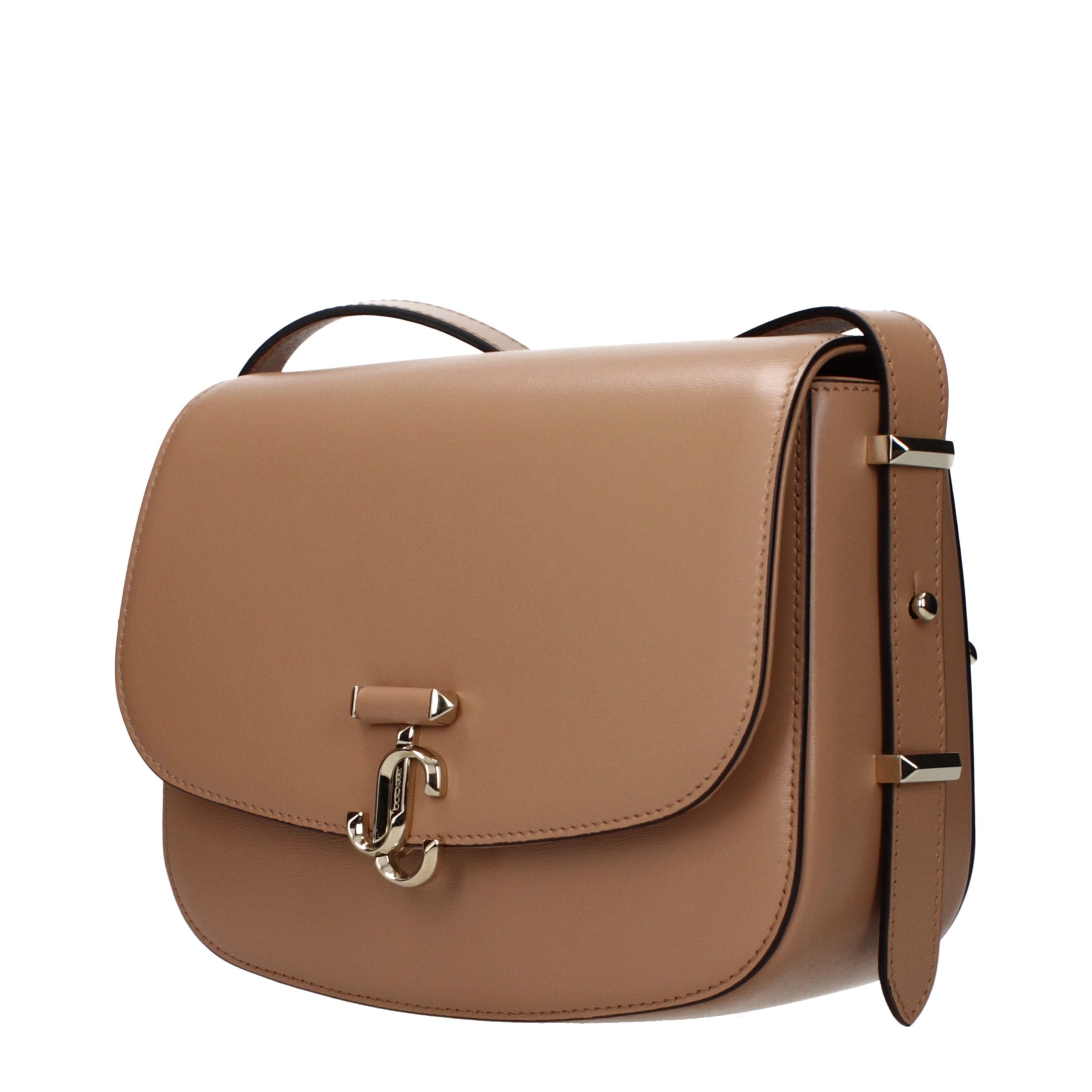 Jimmy Choo Braune Leder Umhängetasche