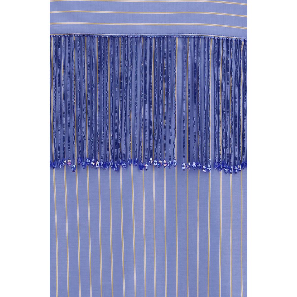 The Andamane Blaues Baumwollhemd