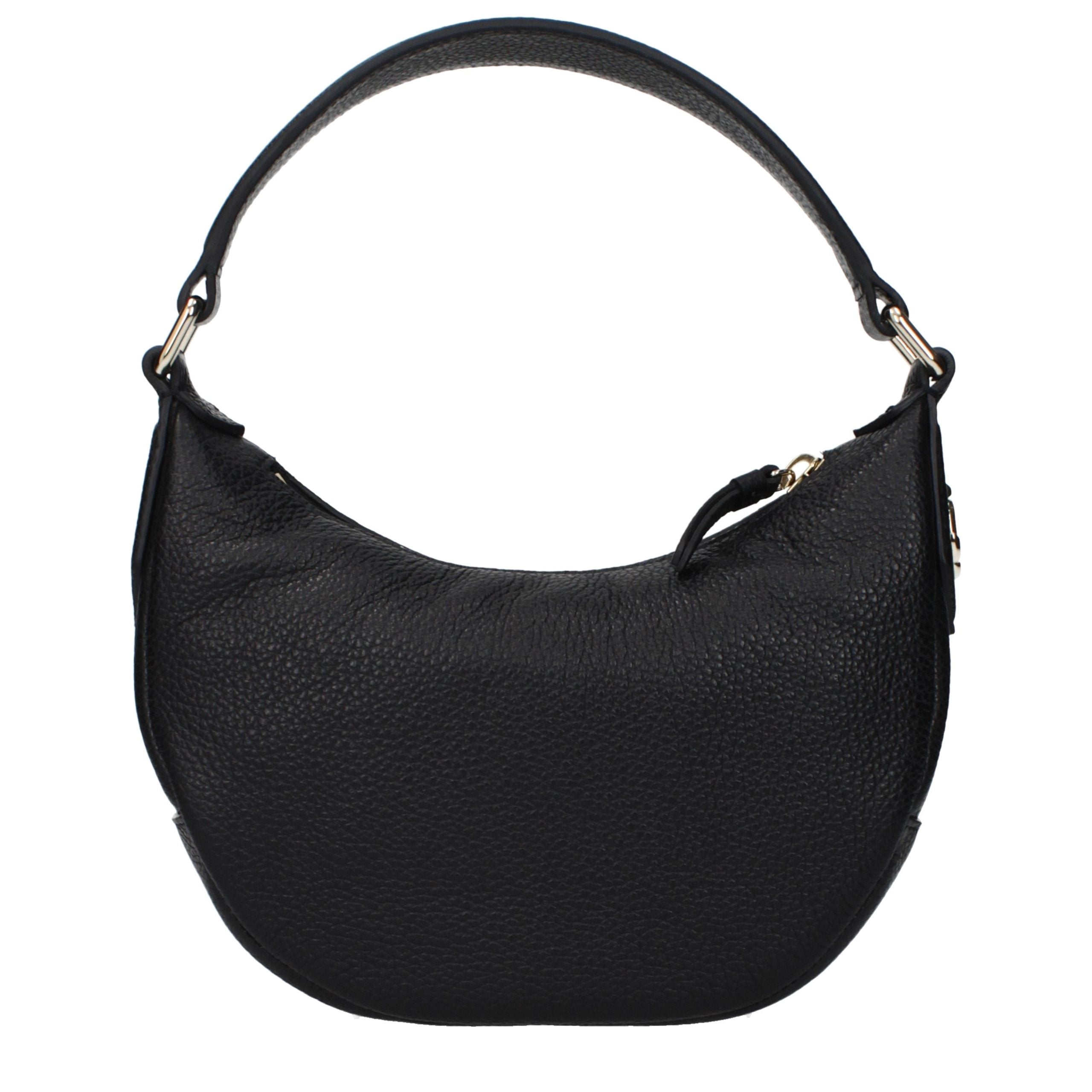 Jimmy Choo Schwarze Lederhandtasche