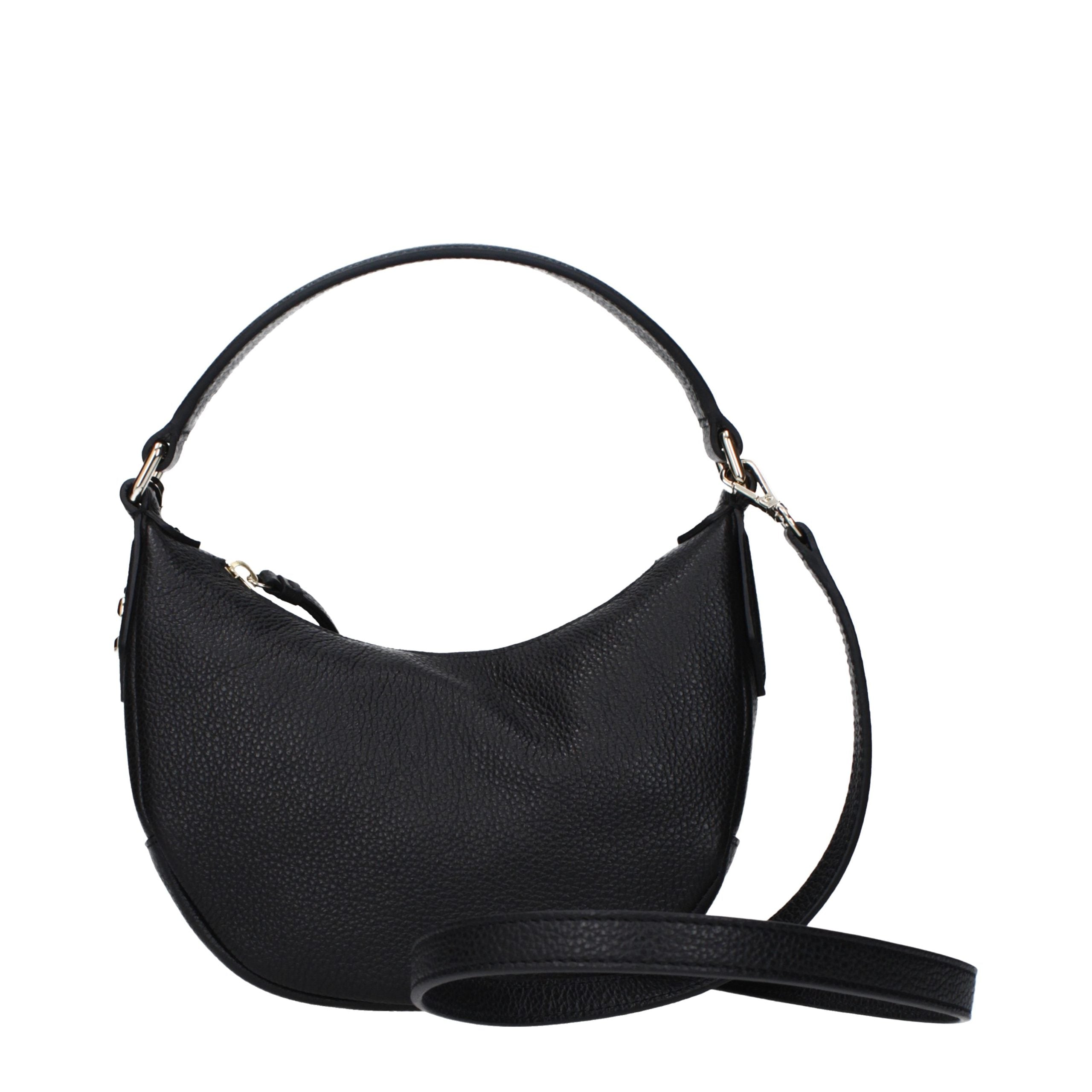 Jimmy Choo Schwarze Lederhandtasche