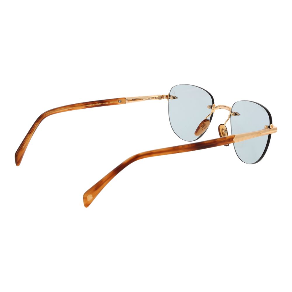 David Beckham Sonnenbrille aus Goldmetall