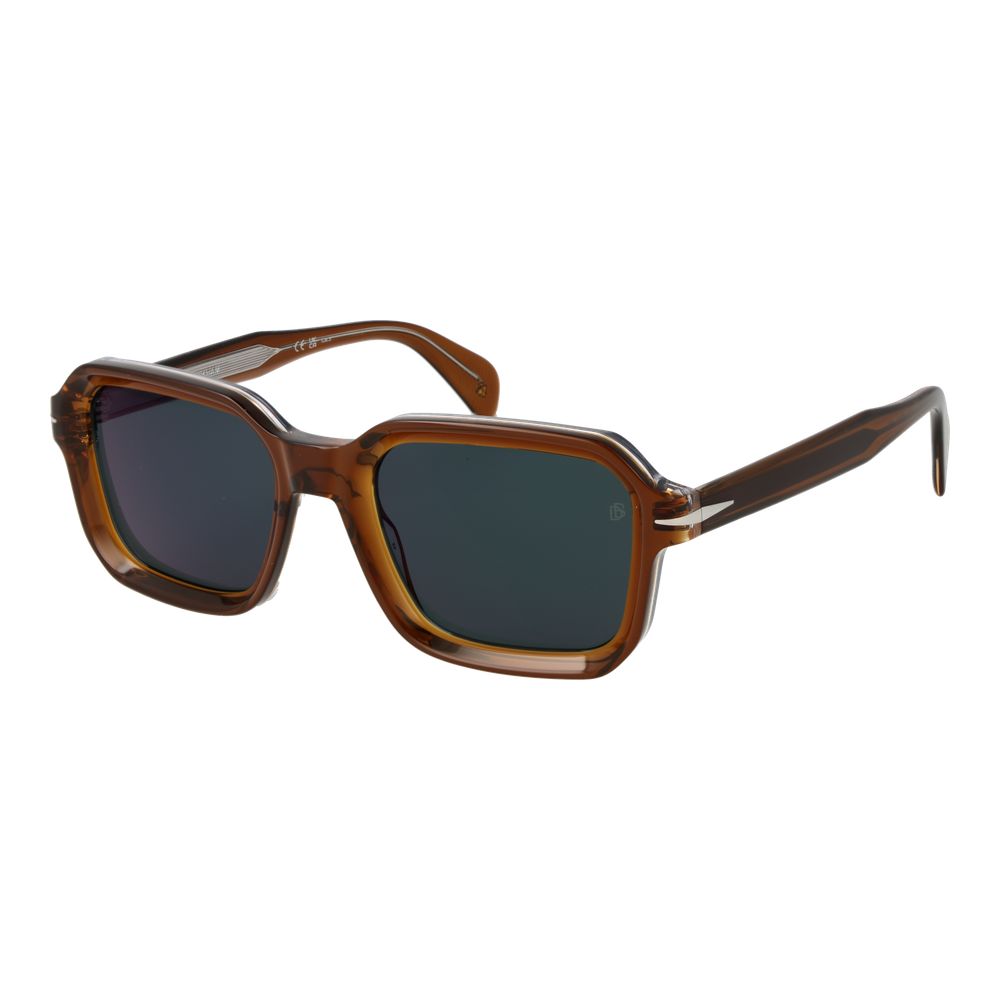 David Beckham Braune Sonnenbrille aus Acetat