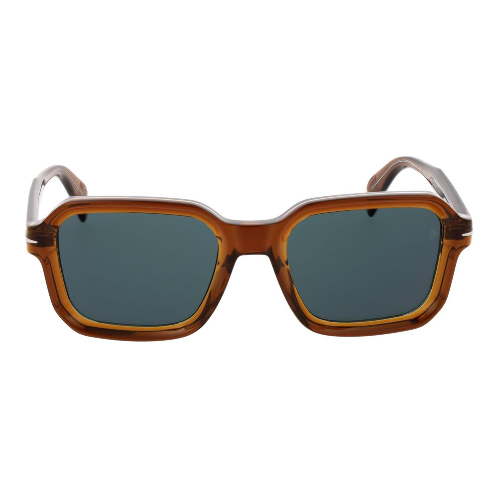 David Beckham Braune Sonnenbrille aus Acetat